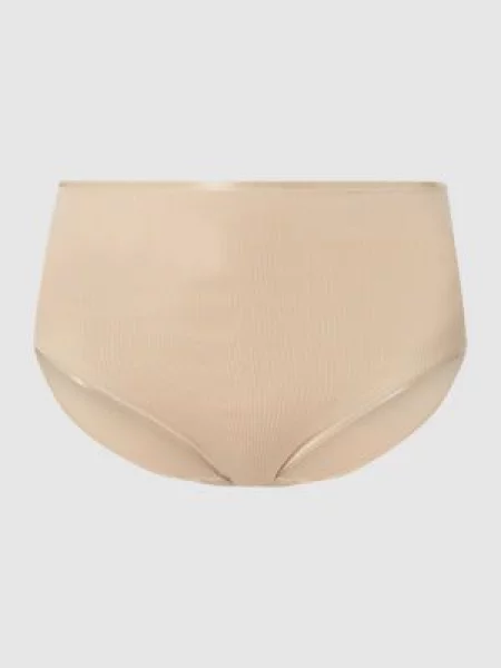 Majtki z bawełny — bezszwowy model ‘Cotton Seamless’ Hanro beżowe