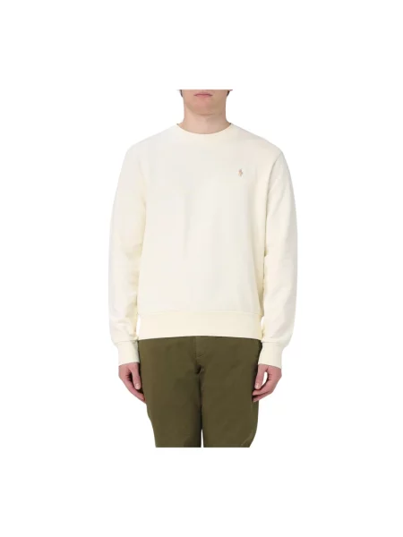 Bluza o kroju relaxed fit z czystej bawełny Polo Ralph Lauren beżowa