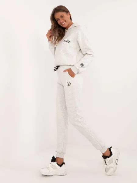 Trening Fashionhunters melange gri