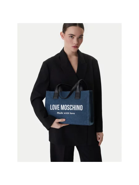 Torebka LOVE MOSCHINO niebieska
