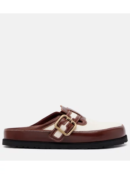Saboți Birkenstock 1774 din piele alb