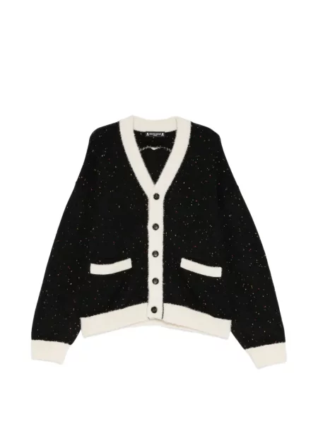 Cardigan Mastermind Japan tricotate negru