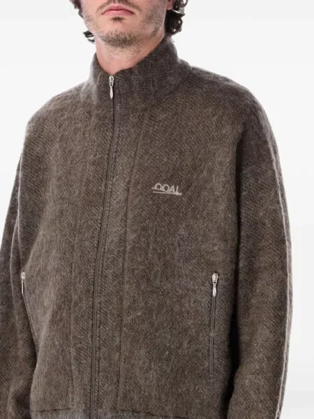 Cardigan Nanamica de mohair maro