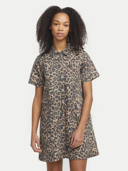 JJXX Rochie tip cămașă Sarah Maro Standard Fit negru