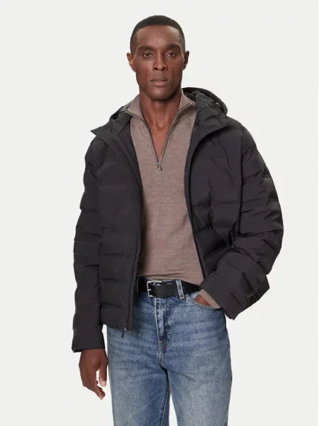 Vatovaná bunda Calvin Klein černá