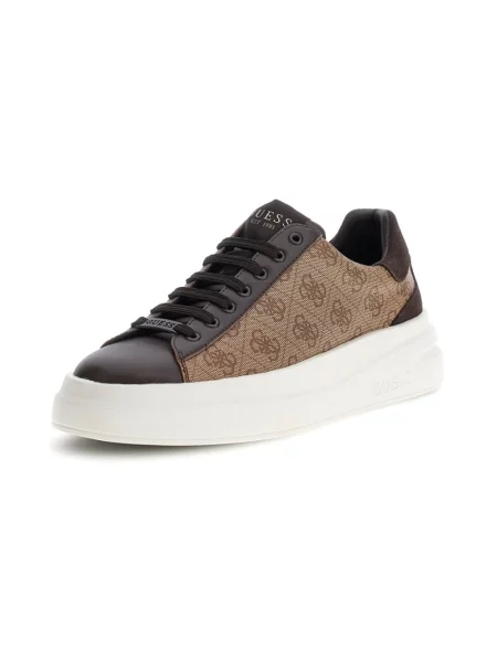 Sneakersy Guess brązowe