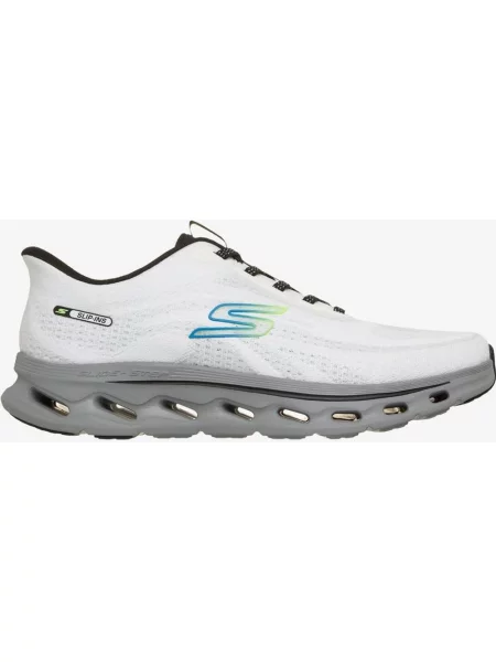 Buty do biegania Skechers Slip-Ins GO WALK Glide-Step szary czarny zielony niebieski 40 biały