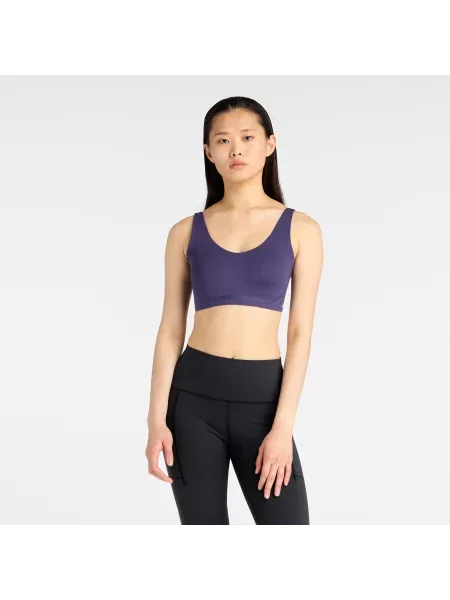Biustonosz do biegania New Balance – fioletowy