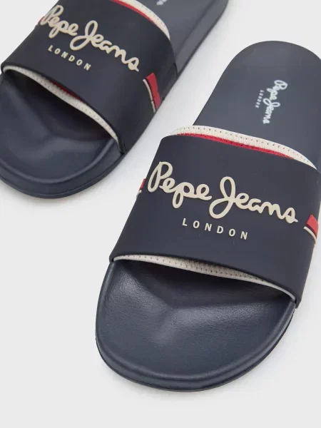 Шлепанцы Pepe Jeans синие