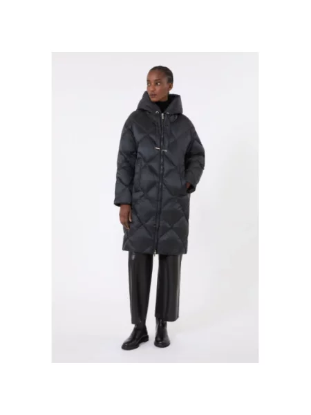 Kurtka puchowa Max Mara niebieska