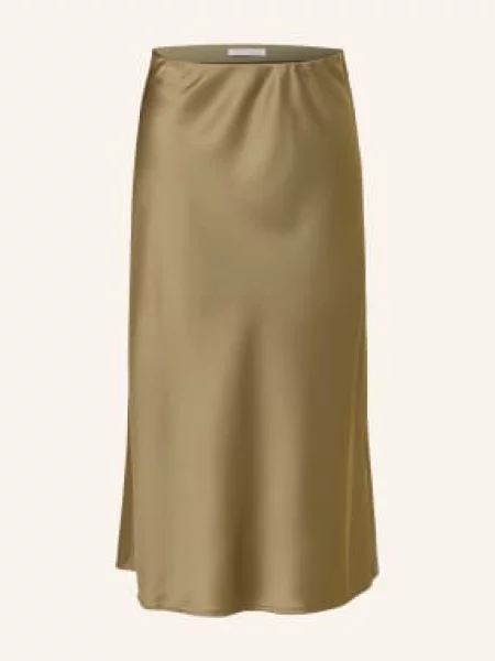 Betty&Co Satynowa Spódnica gruen