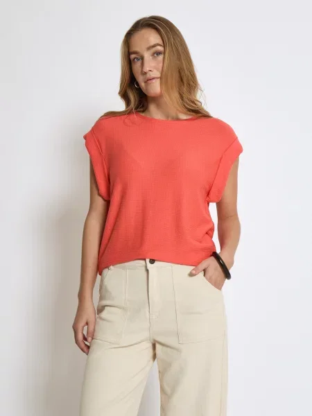 Peppercorn Tricou Averly somon portocaliu