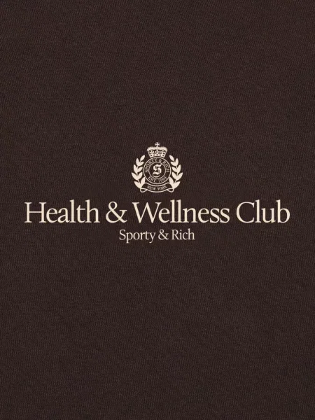 Džemperis Sporty & Rich apvaliu kaklu ruda