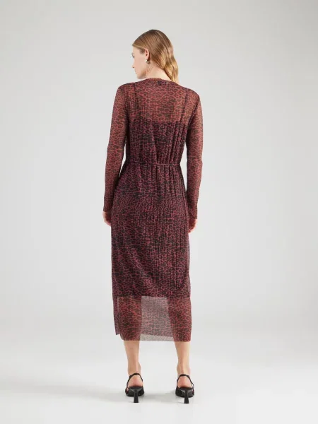 & Other Stories Rochie maro ruginiu negru