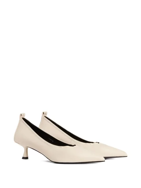 Pantofi cu toc 12 Storeez din piele alb