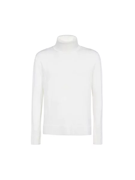 Lniany golf golf Dondup biały