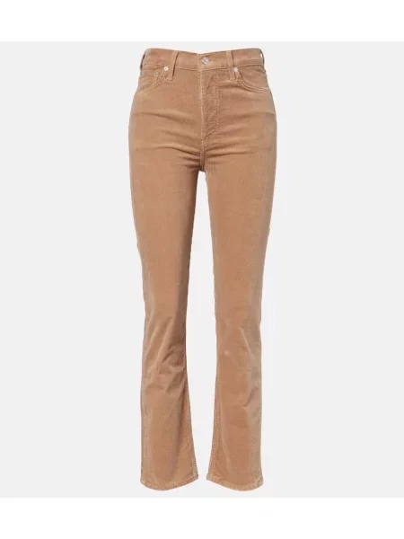 Menčestrové nohavice Citizens Of Humanity béžová