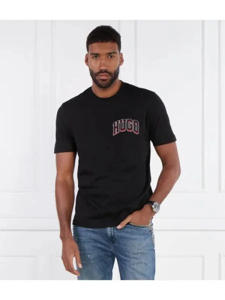 HUGO Tricou Dasko negru