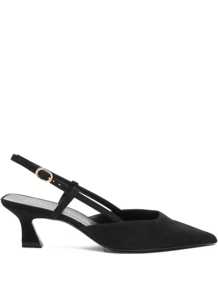 Pantofi cu toc Stuart Weitzman slingback negru