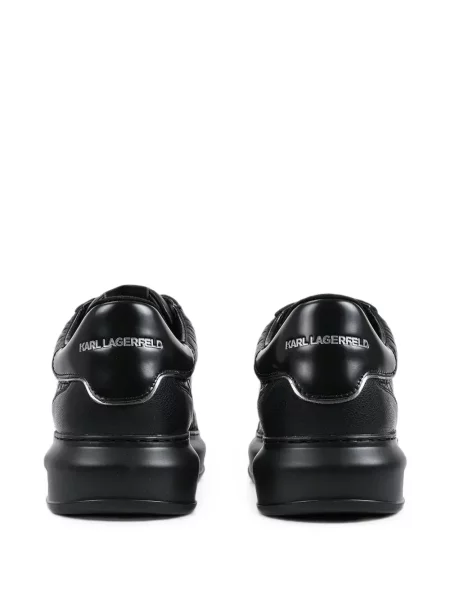 Sneakerși Karl Lagerfeld din piele negru