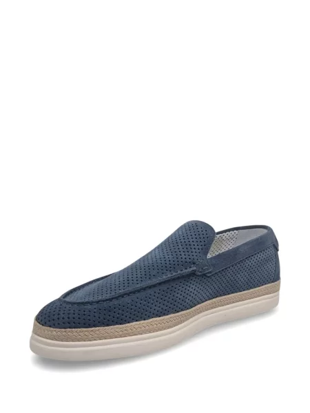 Pantofi loafer Barrett din piele de căprioară albastru