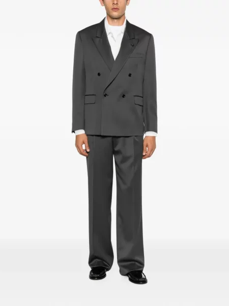 Pantaloni Lardini de lână gri