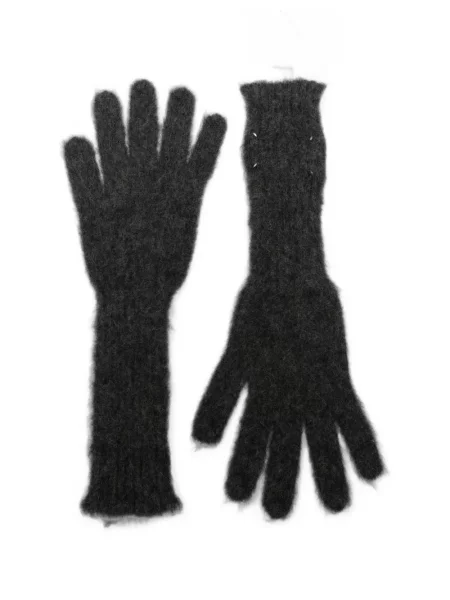Mănuși Maison Margiela tricotate gri