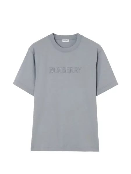 Tricou Burberry cu autograf gri