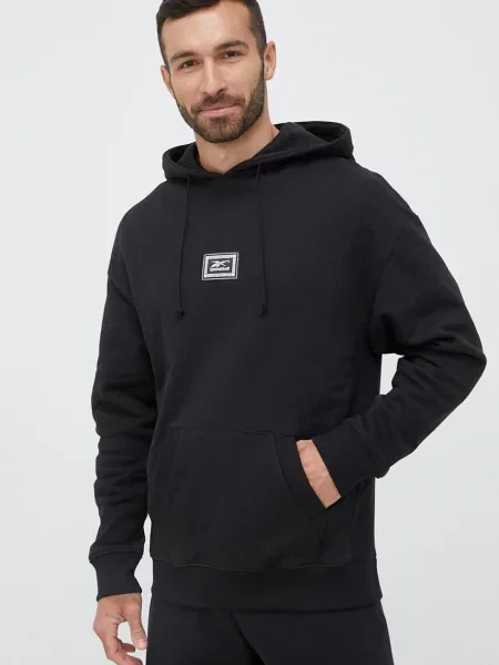 Geacă Reebok Classic din fleece negru