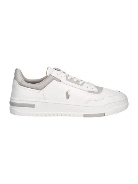 Sneakersy Polo Ralph Lauren skórzane białe
