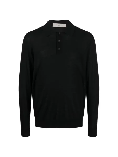 Polo Golden Goose tricotate lung negru
