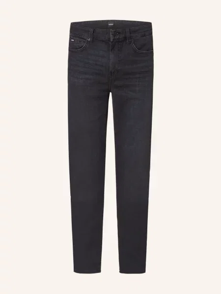 Boss Džíny Delaware Slim Fit charcoal šedé