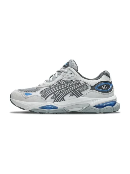 Sneakersy Asics skórzane szare