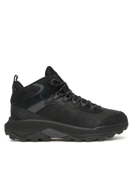 Sneakerși Merrell din piele negru
