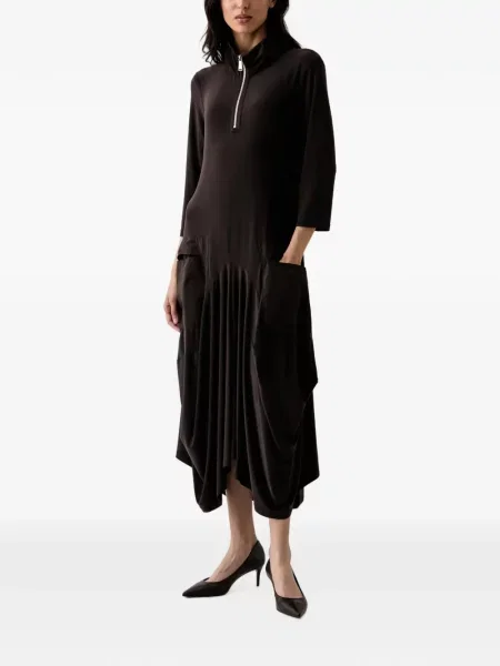 Rochie midi Joseph Ribkoff drapată maro