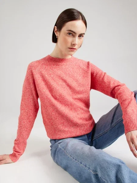 VERO MODA Pulover VMDoffy roșu deschis roz