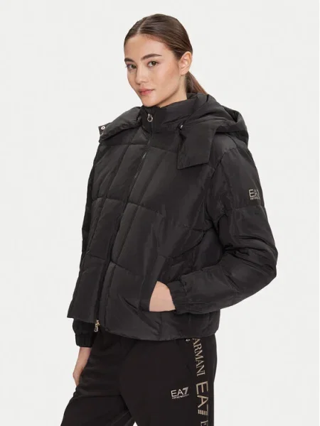 Emporio Armani Зимно яке черен
