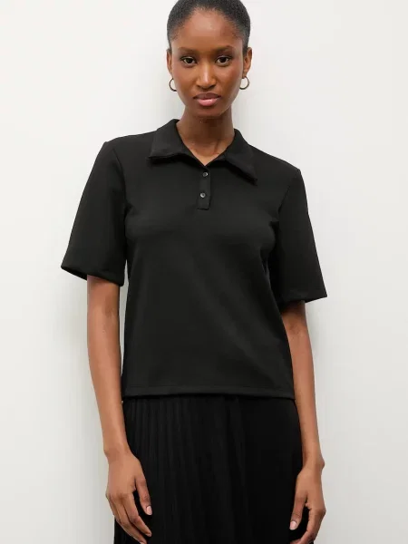 Поло Answear.lab черное