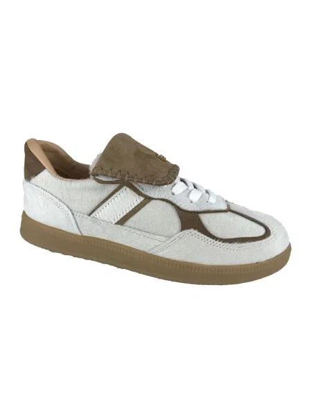 Sneakersy Babouche skórzane beżowe
