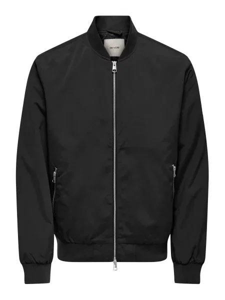 Only & Sons Geacă de primăvară-toamnă ONSLANDO' negru