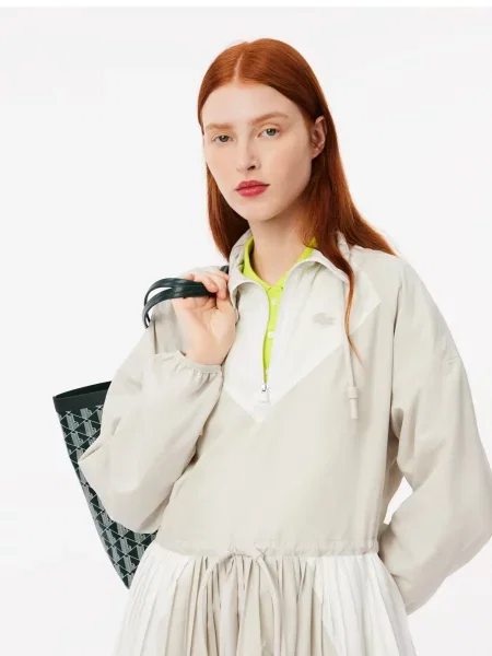 Платье миди Lacoste серое