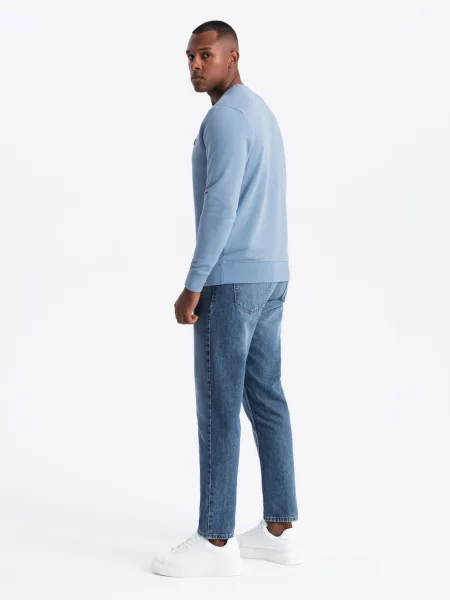 Strečová mikina Ombre modrá