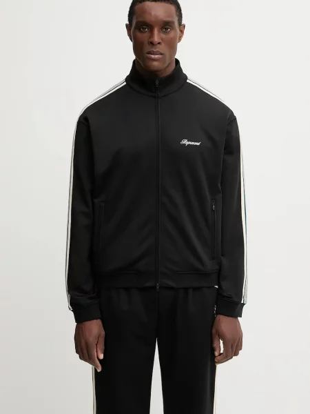 Represent geacă Taped Track cu imprimeu negru