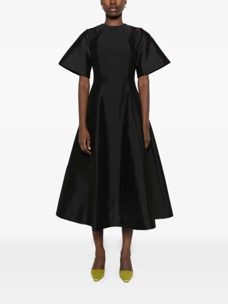 Rochie midi Bernadette evazată negru