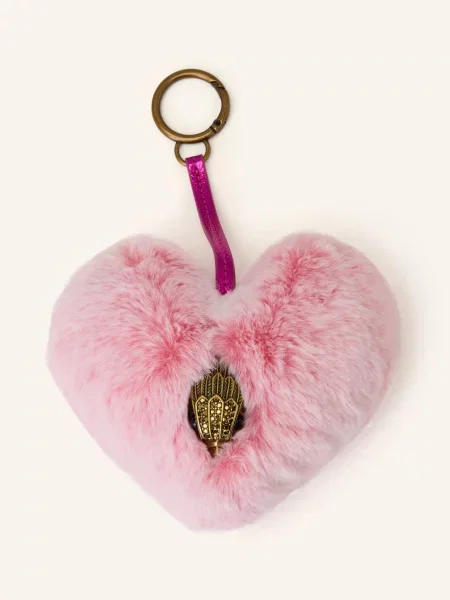 Kurt Geiger Brelok Do Torebki Heart rosa różowa