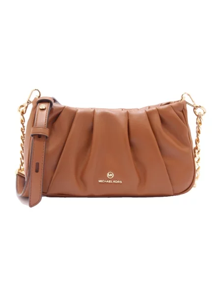 Kopertówka Michael Kors skórzana brązowa