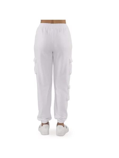 Pantaloni cargo Leone 1947 alb