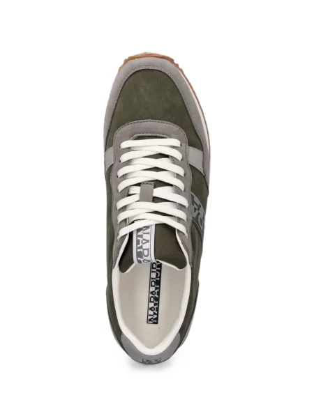 Sneakerși Napapijri cu imagine verde