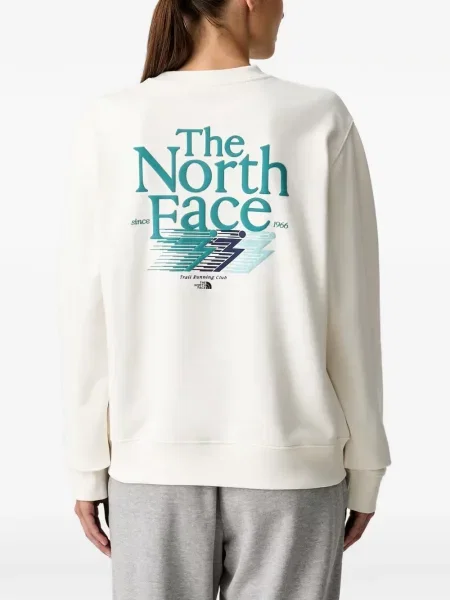 Pulover The North Face cu imagine alb