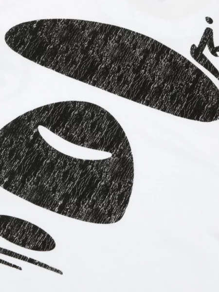 Tricou Aape By A Bathing Ape cu imagine alb